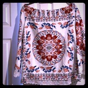 New off the shoulder blouse never worn